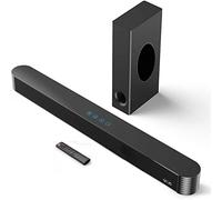 DLOETT 120W Bluetooth Speaker Home TV System Soundbar 3D Stereo Surround Sound Loudspeaker Subwoofer with Remote Control