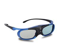 DLP Link 3D Glasses, HD Active Shutter Rechargeable 3D Glasses Universal for Sony for BenQ for Acer for Hitachi for Sharp DLP Projectors