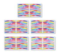 DLPRK 100 Pieces Bicycle Stickers, Reflective Stickers Set, Reflective Stickers with Various Colours, Bright Stickers for Bicycle, Motorcycle, Stroller