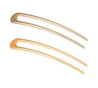 DLPRK 2 Pieces French U-Shaped Metal Hair Accessories for Thick Hair, All Hair Types Women and Girls, French Twist Hair Pins, French Twist Hair Pins, French Pins