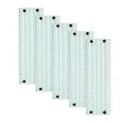 DLRBNDMGF Microfibre Mop Covers ，Compatible For Leifheit， Reusable Mop Pad Cleaning Across 42CM(6pcs)