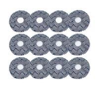 DLRBNDMGF Washable Mop Pads Parts Accessories ,Compatible For Ecovacs, T10 TURBO ,Compatible For Deebot, X1,Compatible For OMNI , X1 TURBO Vacuum Cleaner Mop Cloth(12pcs)