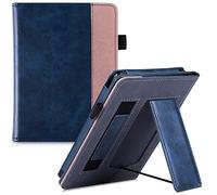 DLRSET E-book Protective-Shell, Case For Kindle Paperwhite 2018 10th Gen (fit All Paperwhite Generation) With Hand Strap/Stand Features And Sleep/Wake (Color : Dark Blue)