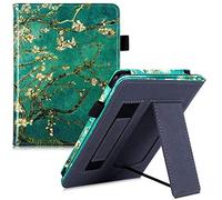 DLRSET E-book Protective-Shell, Case For Kindle Paperwhite 2018 10th Gen (fit All Paperwhite Generation) With Hand Strap/Stand Features And Sleep/Wake (Color : Apricot flower)