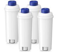 DLSC002 Water Filter for DeLonghi Coffee Machine, Water Filter Replacement Compatible with De'Longhi ECAM, Esam, ETAM, BCO, EC Series Coffee Machine (4 Pack)
