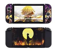 DLseego Case Compatible with Switch OLED,Dockable Protective Soft TPU Case Compatible with Switch OLED 2021,Switch Accessories case with Shock-Absorption and Anti-Scratch,Devil's Moon Night