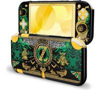 DLseego Case for Switch Lite,Slim Hard PC Protective Case Split Design,Cool Protective Shell Cover with Button Caps,Anti-Scratch Shockproof,Yellow Green