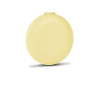 DLseego Game Card Case for Switch,12 Switch Games Cartridge Slots and 12 Micro SD Card Slots,Makaron Round-Shape Design Game Card Holder Game Storage Case-Vanilla Yellow