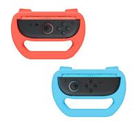 DLseego Hand Gaming Grip Case for Switch 2 JoyCon, Ergonomic Wear-Resistant Controller for Model for Joycon, Grips Game Controller Handle Mobile Joystick Gamepad Case - Red Blue