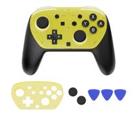 DLseego Hard Surface Replacement Case for Nintendo Switch 2 Pro Controller, Hard Shell Surface Protector, Portable Travel Storage, Shock-Proof, Anti-Scratch, Water-Resistant Accessory Cover - Yellow