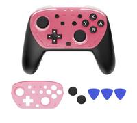 DLseego Hard Surface Replacement Case for Nintendo Switch 2 Pro Controller, Hard Shell Surface Protector, Portable Travel Storage, Shock-Proof, Anti-Scratch, Water-Resistant Accessory Cover - Pink