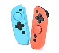 DLseego Protective Case for Nintendo Switch 2 Joy Con Controllers, 1 Pairs Handheld Soft Silicone TPU Cover Replacement Shell Pure Color Case Suitable for 2025 Model Joy Cons - Blue Orange