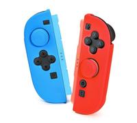 DLseego Protective Case for Nintendo Switch 2 Joy Con Controllers, 1 Pairs Handheld Soft Silicone TPU Cover Replacement Shell Pure Color Case Suitable for 2025 Model Joy Cons - Blue Red