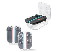 DLseego Storage Case Compatible with Switch 2 Joy-C,Transparent Handle Portable Hard Case,Waterproof and Dust-Proof Joy-C Handle Storage Protective Shell with Precise Cutouts