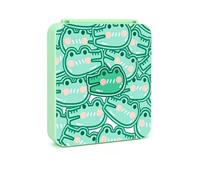 DLseego Switch Game Card Case for Switch OLED/Lite/,Adorable Animal Storage Game Holder Case with 12 Card and 12 Micro SD Slots,Green Crocodiles