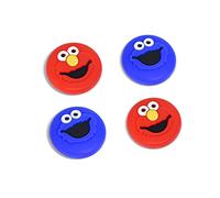 DLseego Thumb Grip Compatible with Nintendo Switch/OLED, Silicone Analog Handle Cap for Switch Lite Console, Red+Blue (4pcs)