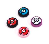 DLseego Thumb Grips Cap for Switch,Analog Switch Button Caps,Joystick Cover Silicone Stick Caps Compatible for Switch Lite&Switch OLED Joy Con,Pink and Purple