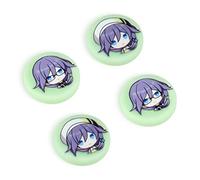 DLseego Thumb Grips Caps Compatible with Switch/Switch Lite/Switch OLED Console,Joystick Caps forSwitch,Cute Game Character Theme Silicone Joycon Thumb Grip Caps,4PCS,Girl in hat