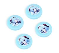 DLseego Thumb Grips Caps Compatible with Switch/Switch Lite/Switch OLED Console,Joystick Caps forSwitch,Cute Game Character Theme Silicone Joycon Thumb Grip Caps,4PCS,Blue-haired Girl