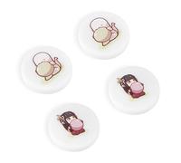 DLseego Thumb Grips Caps Compatible with Switch/Switch Lite/Switch OLED Console,Joystick Caps forSwitch,Cute Game Character Theme Silicone Joycon Thumb Grip Caps,4PCS,Cute Girl