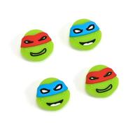 DLseego Thumb Grips Caps Design for Switch Console, Soft Silicone Joycon Analog Controller Protective Anti-Slip Covers 4PCS Turtles Button Joystick Caps - Green Turtles