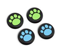 DLseego Thumb Grips Designed for Nintendo Switch 2 2025, Soft Silicone Joycon Analog Controller Protective Anti-Slip Cover 4PCS Button Joy Con Joystick Caps Cat Claw Covers - Black&Blue&Green