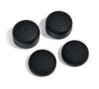 DLseego Thumb Grips Designed for Nintendo Switch 2 2025, Soft Silicone Joycon Analog Controller Protective Anti-Slip Covers 4PCS Button Joy Con Joystick Caps, Ergonomic Design,Two Size - Black