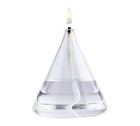 DLSixYi Modern Oil Lamp Home Emergency Lighting Butter Lamp Household Smokeless Petroleum Lamp For Indoor Clear Glass Oil Lamp Candle Holder Cone Creative Decoration