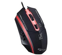 DLT AYSMG 199 USB 1600DPI Three-speed Adjustable LED Backlight Wired Optical Gaming Mouse, Length: 1.3m(Black) (Color : Black)