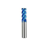 DLTBYWAQZ 1pcs Carbide Square End Mill HRC65 Carbide End Mill 1-12mm 4 Flute End Milling Bit for CNC Machine Metal Milling Tool(6xD6x15x50L)