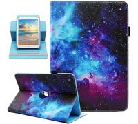Dluggs Universal 10 10.1 Inch Android Tablet Case, 360 Degree Rotating Multi-Angle Viewing Stand Universal Case Cover for 10 10.1 and All 9.5-10.5 Inch Tablet, Space