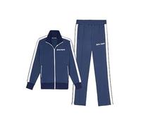 DLUHOS Men/Women Sweatshirts Set Angel & Palm Logo Jogging Suit 2 Pieces Autumn Lightweight Sports Suit Unisex Jogging Costume Hooded and Pant Set, Purple, XXL