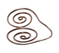 DLUKENY 1. Handmade Helical Copper Cuff Adjustable Energy Jewelry For Grounding Men Women Daily Wear Handmade Copper Cuff