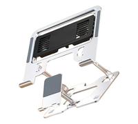 DLUKENY 2 In 1 Adjustable Laptop Phone Stand Ergonomic Desktop Stand Adjustable Rack For Collaborative Work Easy Storage Laptop Cooling