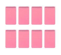DLUKENY 8Pcs Twin Coil Binding Notebook 80 Sheets Wide Lined 3x4.3Inch Small Notepads Writing Pad Pocket Notebook For Writing Travel Size Pad