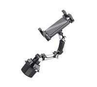 DLUKENY Adjustable Foldable Car Phone Tablet Holder With Cup Mount Secure Grip For Phone Tablet Vehicle Organization Adjustable Car Holder