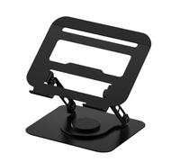 DLUKENY Adjustable Laptop Stand With 360 Degree Rotatable Base Foldable Laptop Holder For Desk Ergonomic Computer Notebook Portable Carbon Steel Tablet Stand