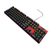 DLUKENY AntiGhosting Water Resistant 82 Mechanical Keyboards With Blue Switches And RGBs Lighting Multimedia Shortcut Gaming Keyboards