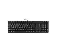DLUKENY Arabic English Bilingual Computer Keyboard With Responsive Optics Sensoring And Comfort Typing Design USB Corded Arabic Keyboards