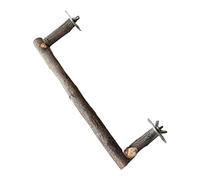 DLUKENY Bird Perch Wood Stand Natural Wood Stick Standing Climbing Paw Grinding Toy For Birds Cage Accessories U-Shape