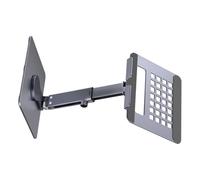 DLUKENY Desktop Foldable Tablets And Phone Stand Aluminum Alloy With Adjustable Viewing Angled For Home Office Adjustable