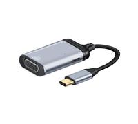 DLUKENY Durability USB C To VGA Adapter Aluminum USB C To 4K HDTV Adapter With Seamlessly Connectivities Enhances Compatibility