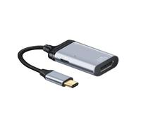 DLUKENY Durability USB C To VGA Adapter Aluminum USB C To 4K HDTV Adapter With Seamlessly Connectivities Enhances Compatibility
