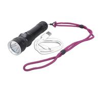 DLUKENY LED Dive Flashlight Underwater Light Metal Texture LED Fishing Light Suitable For Sea Diving And Fishing Cave Exploration
