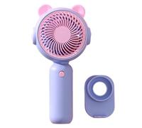 DLUKENY Lightweight Handheld Fan Portable AM3 Battery Operated Small Fan For Outdoor Travel Office Women Camping Travelling