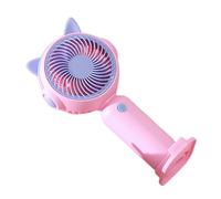 DLUKENY Lightweight Handheld Fan Portable AM3 Battery Operated Small Fan For Outdoor Travel Office Women Camping Travelling