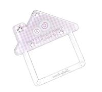 DLUKENY Music Notes Charm Acrylic Bag Charm Lovely Star Pendant Little House Pendant Backpack For Woman And Girls Little House Backpack Star Bag Musical Note