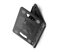 DLUKENY Portable Laptop Stand Foldable 360 Degree Rotating Base Notebook Stand Bracket For Laptop Computer Cooling Bracket Rack For Tablets Smartphones