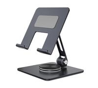 DLUKENY Portable Laptop Stand Foldable Base Notebook Stand Bracket 360 Degree Rotatable Laptop Computer Cooling Bracket Portable Drawing For Tablets