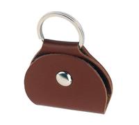 DLUKENY Portable Picks Case Keychain Light Weight Storage Bag PU Leather Guitar Plectrums Gifts for Guitarist Guitar Pick Case Light Weight Storage